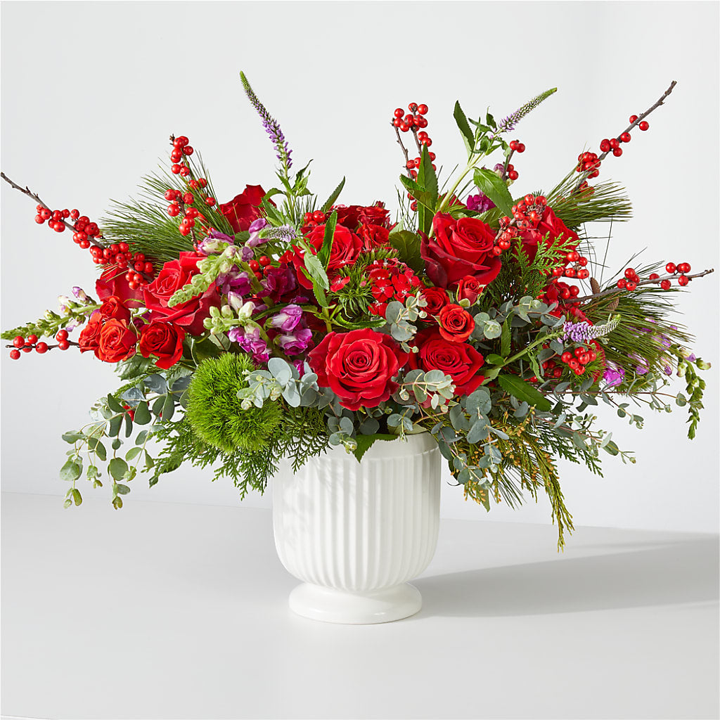 Big Red Bow Bouquet – Safeway, Pleasanton CA