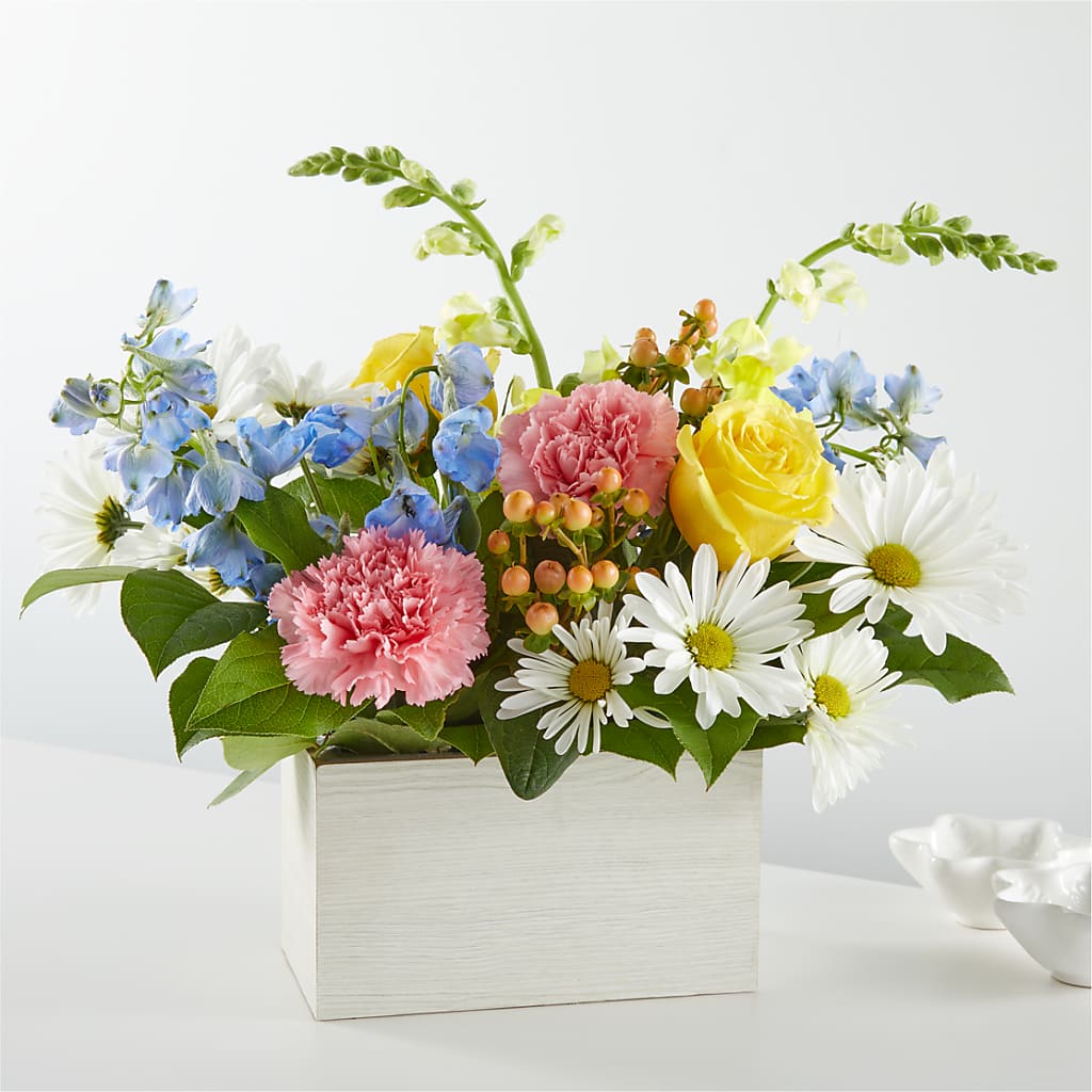 Sun Salutation Box Bouquet – Safeway, Pleasanton CA