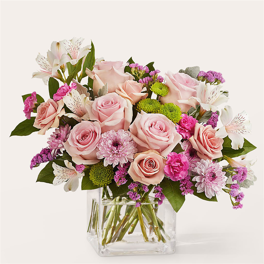 Pink Suede Bouquet – Safeway, Pleasanton CA