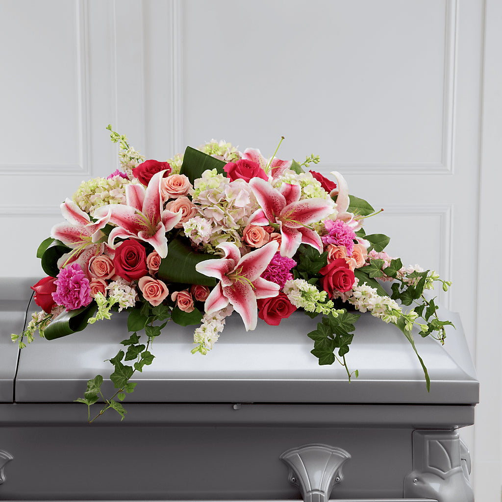 Splendid Grace Casket Spray – Safeway, Pleasanton CA