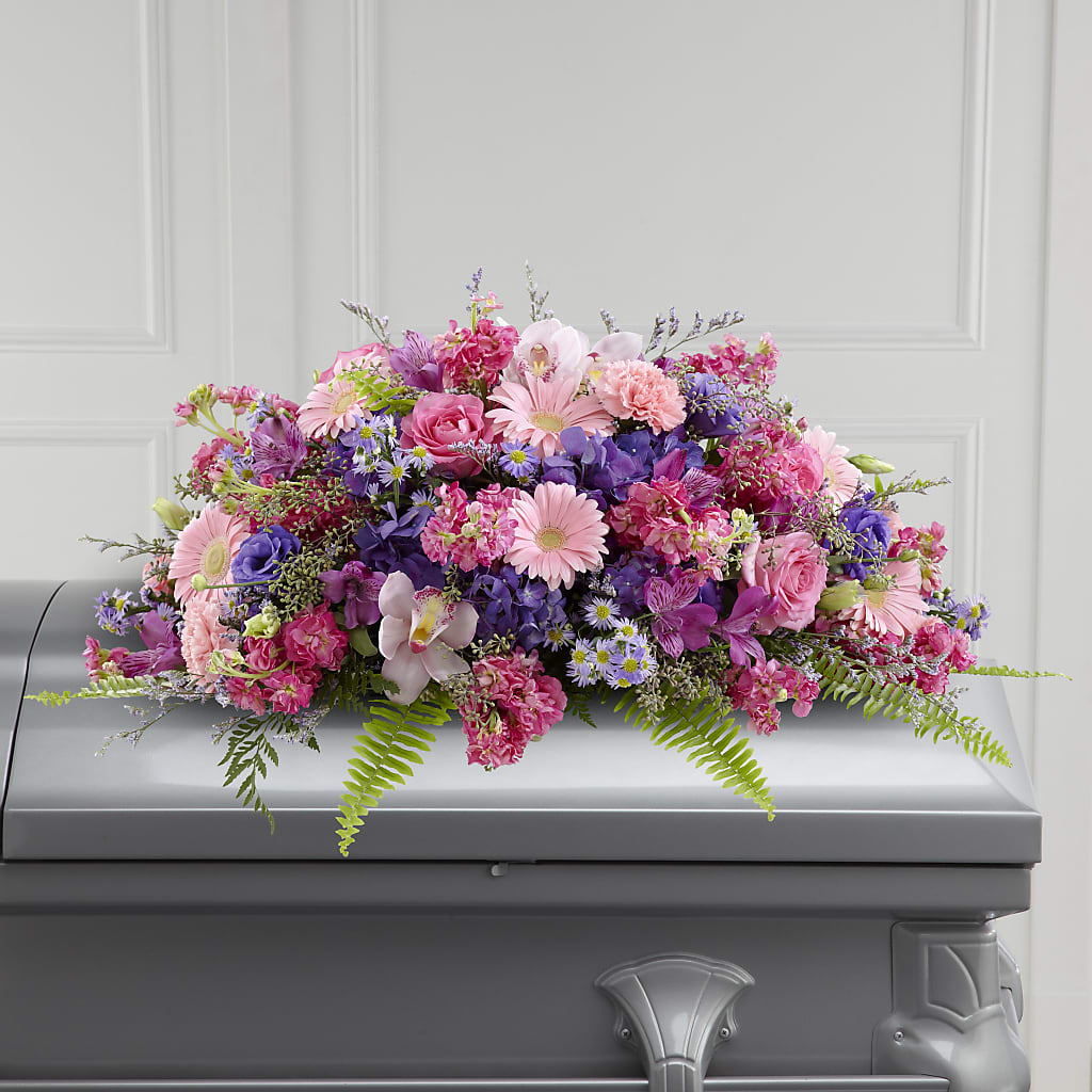 Glorious Garden Casket Spray – Safeway, Pleasanton CA