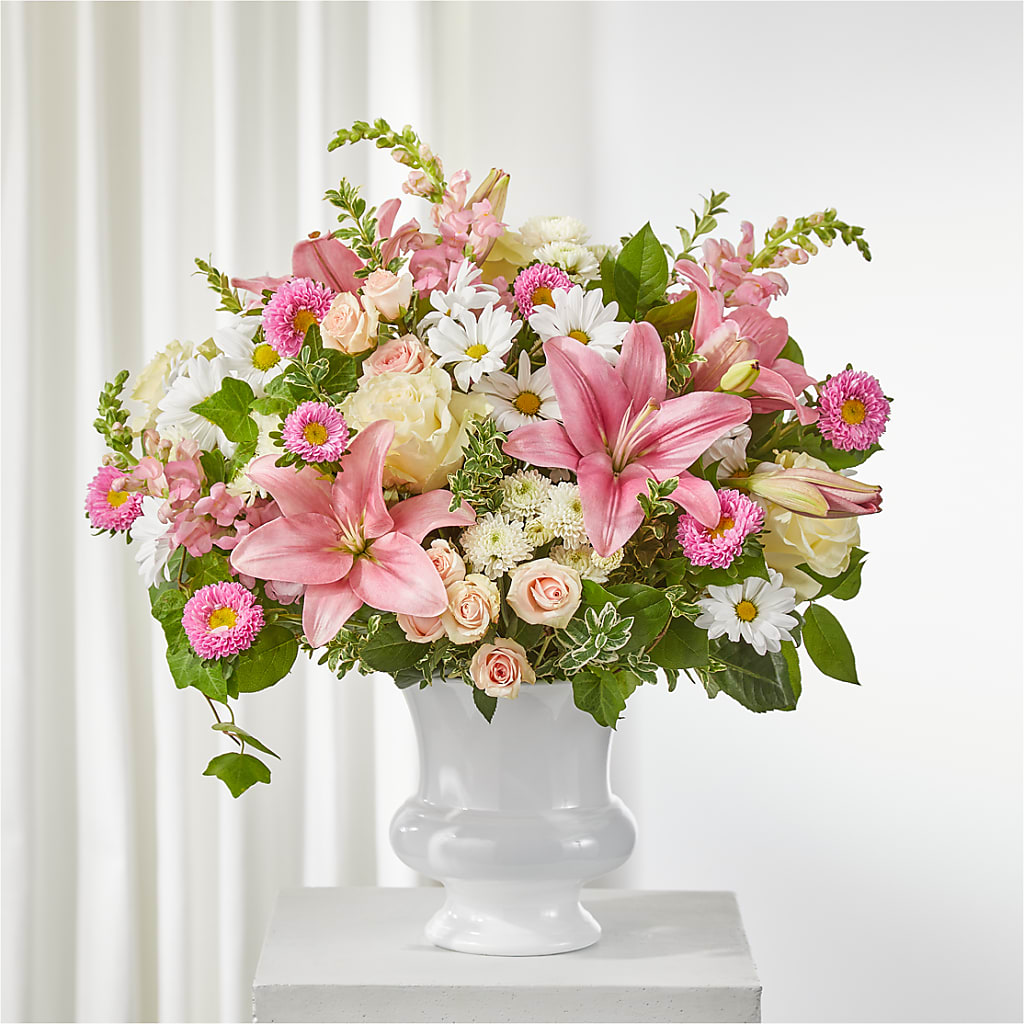 Empathetic Blooms Urn Arrangement – Safeway, Pleasanton CA
