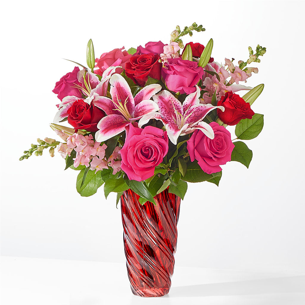 Always You Bouquet with Luxe Swirl Vase – Safeway, Pleasanton CA