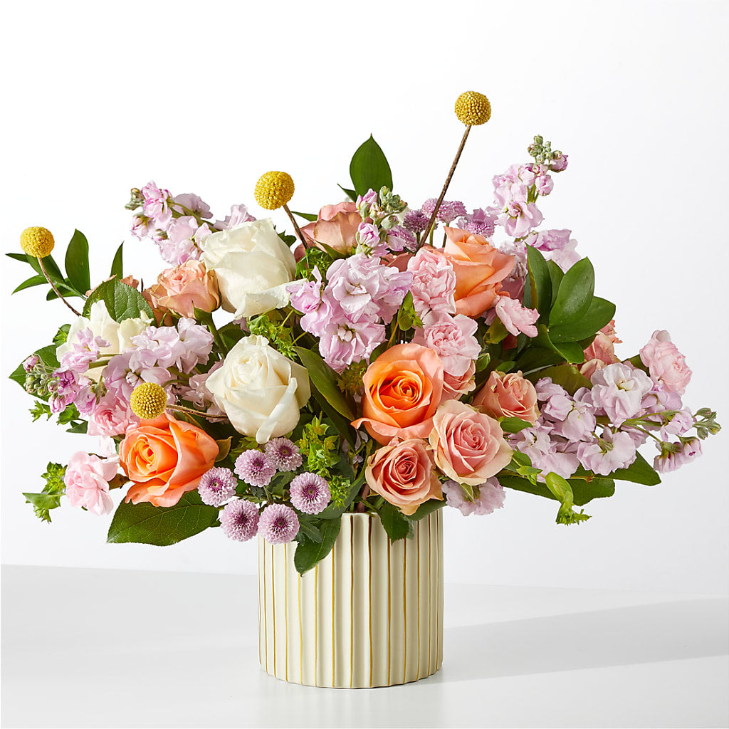 French Market Bouquet with Ivory Vase – Safeway, Pleasanton CA