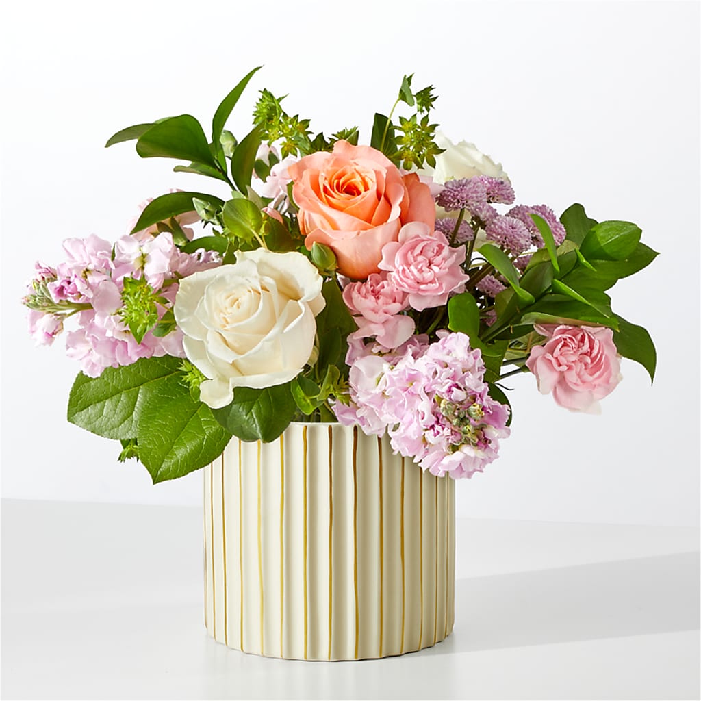 French Market Bouquet with Ivory Vase – Safeway, Pleasanton CA