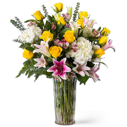 Lux Unforgettable Yellow Arrangement –  Safeway, Pleasanton CA