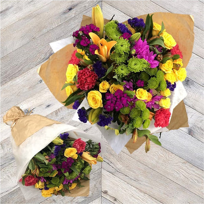 La Buena Vida Wrapped Bouquet –  Safeway, Pleasanton CA