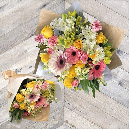 Dewdrop Wrapped Bouquet –  Safeway, Pleasanton CA