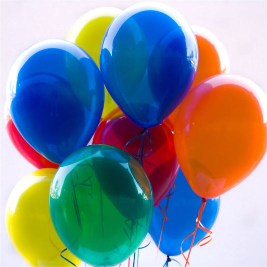 Dozen Latex Balloons Assorted