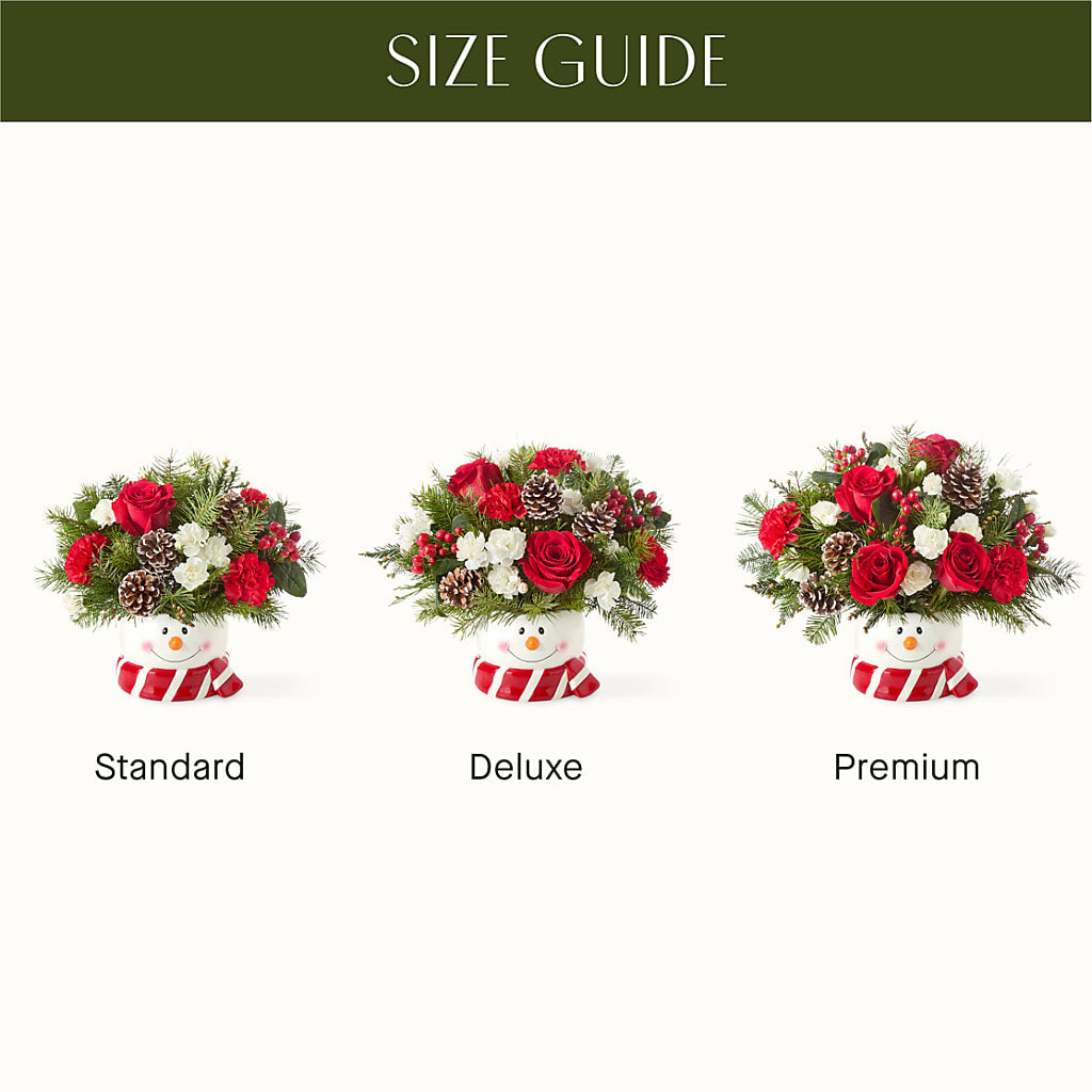 Jolly Snowman Bouquet –  Safeway, Pleasanton CA