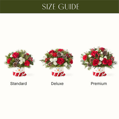 Jolly Snowman Bouquet –  Safeway, Pleasanton CA
