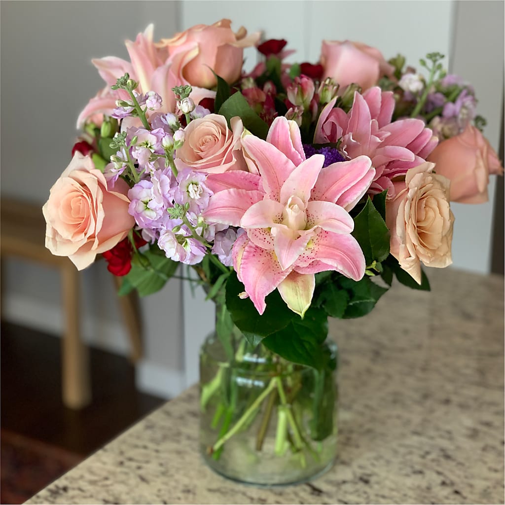 Romantique Bouquet –  Safeway, Pleasanton CA