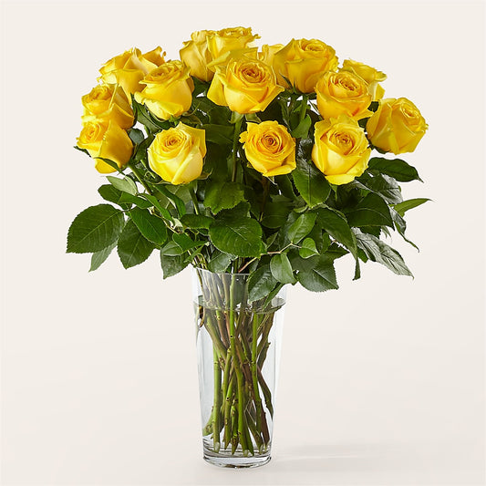 Long Stem Yellow Rose Bouquet –  Safeway, Pleasanton CA