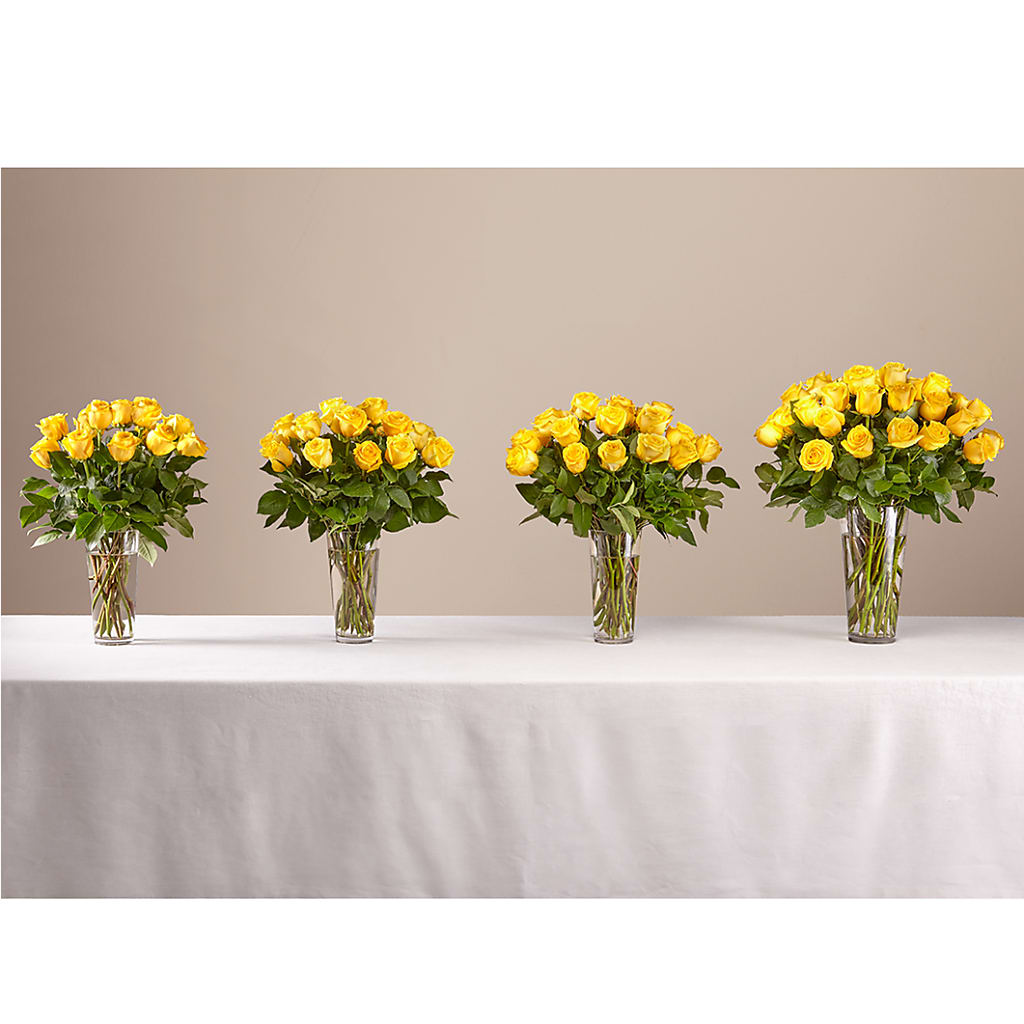 Long Stem Yellow Rose Bouquet –  Safeway, Pleasanton CA
