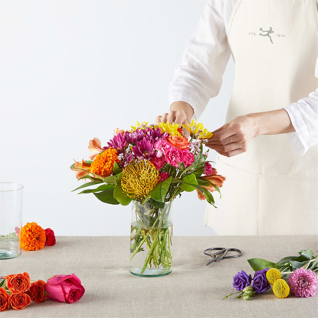 Feast of Color – A Florist Original –  Safeway, Pleasanton CA