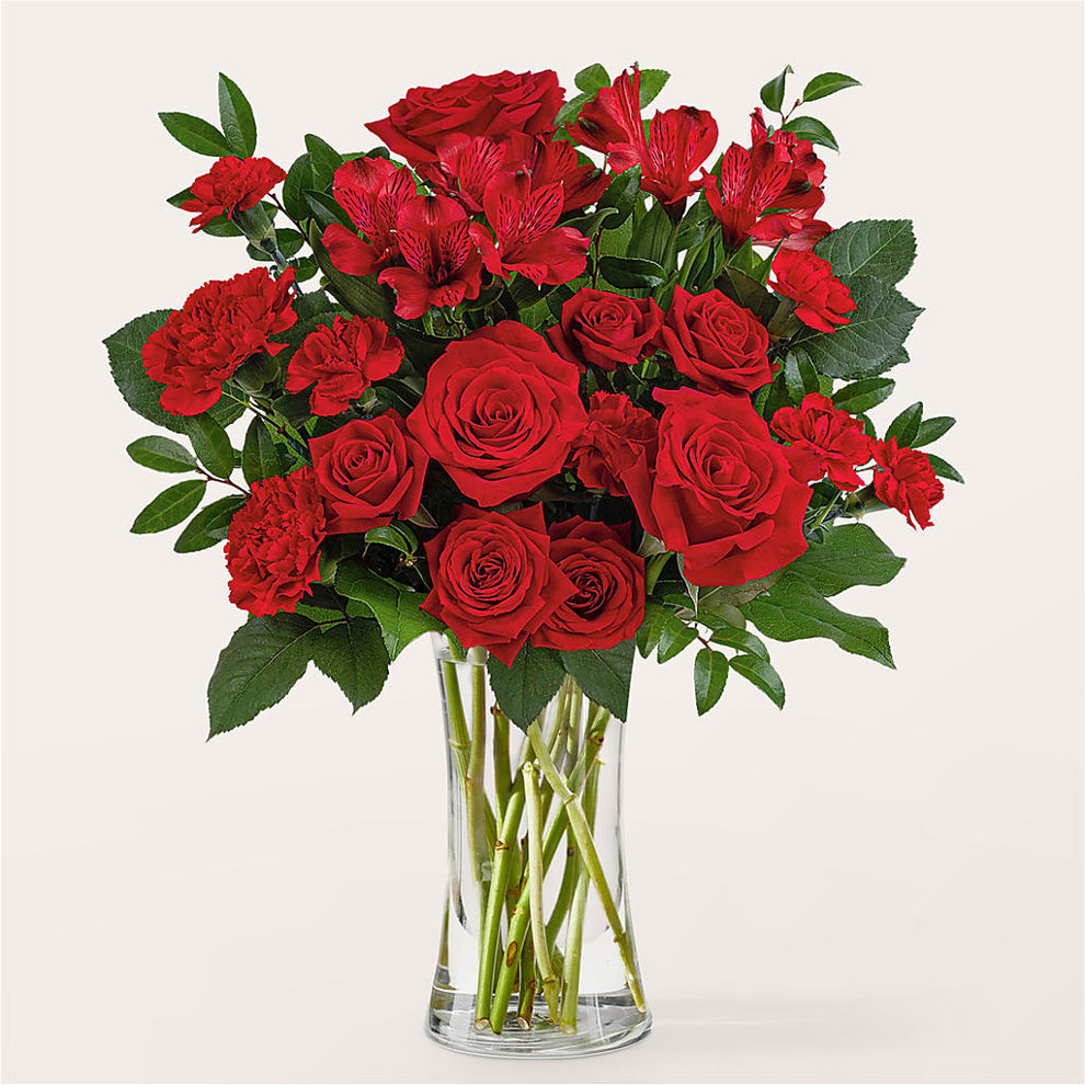 Brilliant Ruby Bouquet – red flower arrangement | Pleasanton, CA | Safeway