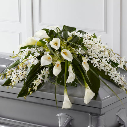 Angel Wings Casket Spray –  Safeway, Pleasanton CA