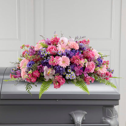 Glorious Garden Casket Spray –  Safeway, Pleasanton CA