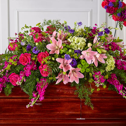 Radiant Tribute Casket Spray –  Safeway, Pleasanton CA