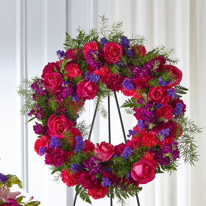 Calming Colors Wreath –  Safeway, Pleasanton CA