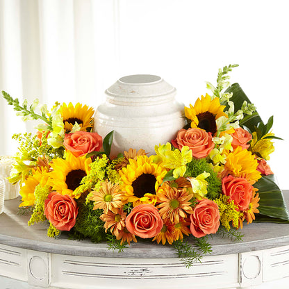 Faithful Sunflower Cremation Adornment –  Safeway, Pleasanton CA