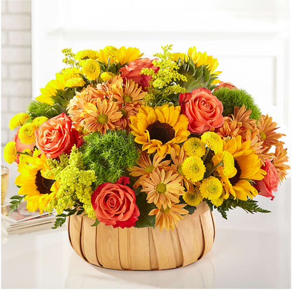 Harvest Sunflower Basket –  Safeway, Pleasanton CA