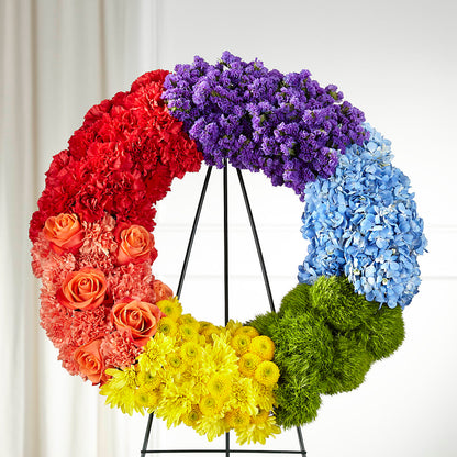 Circle of Love Wreath –  Safeway, Pleasanton CA