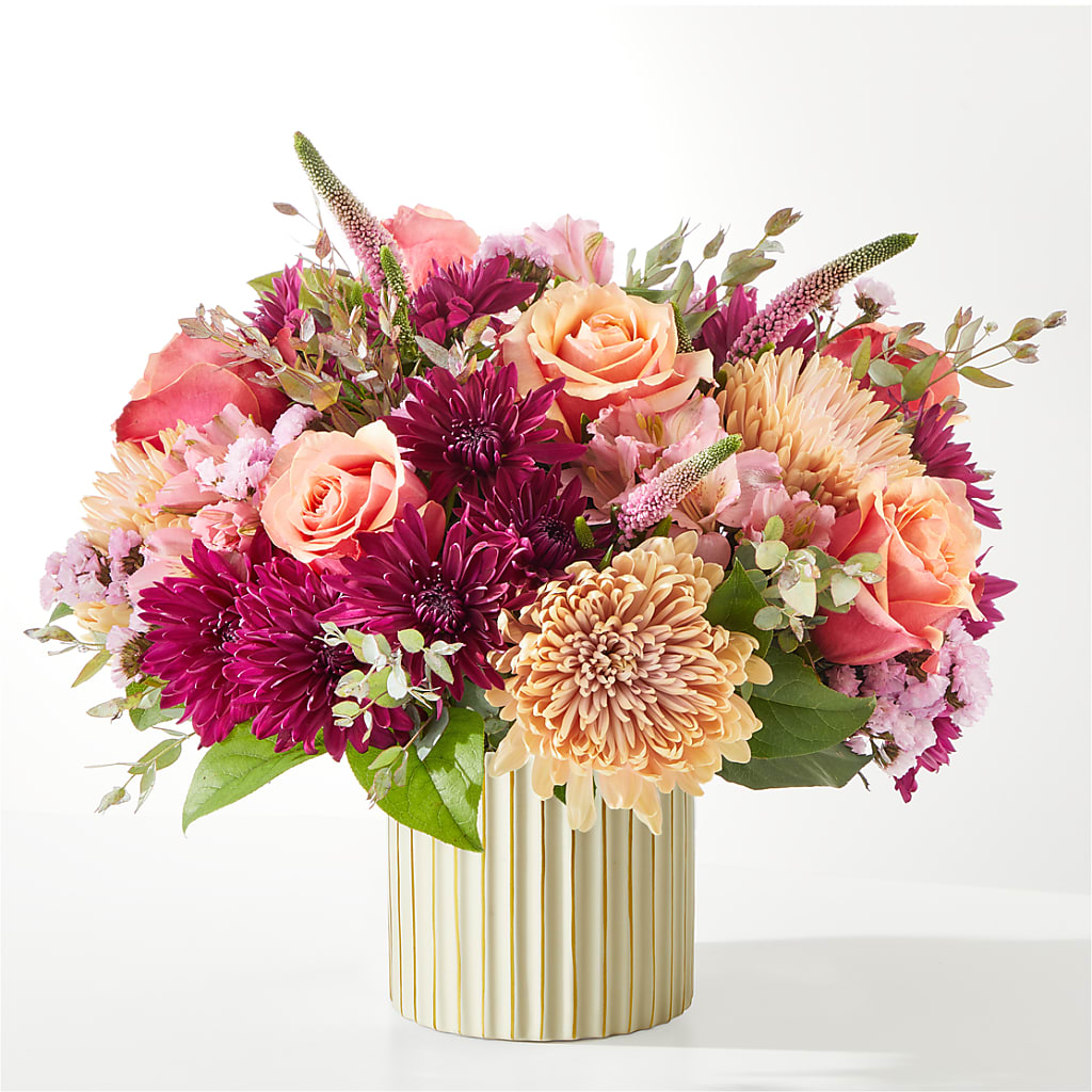 Berry Cobbler Bouquet with Ivory Vase –  Safeway, Pleasanton CA