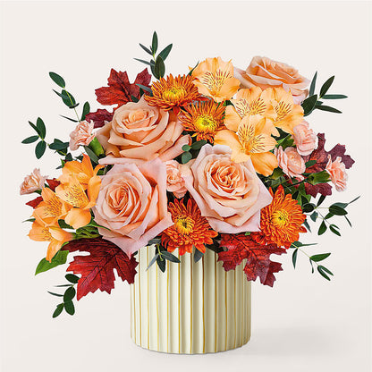 Spiced Latte Bouquet with Ivory Vase –  Safeway, Pleasanton CA