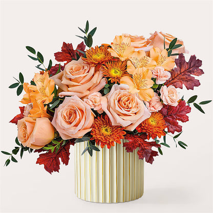 Spiced Latte Bouquet with Ivory Vase –  Safeway, Pleasanton CA
