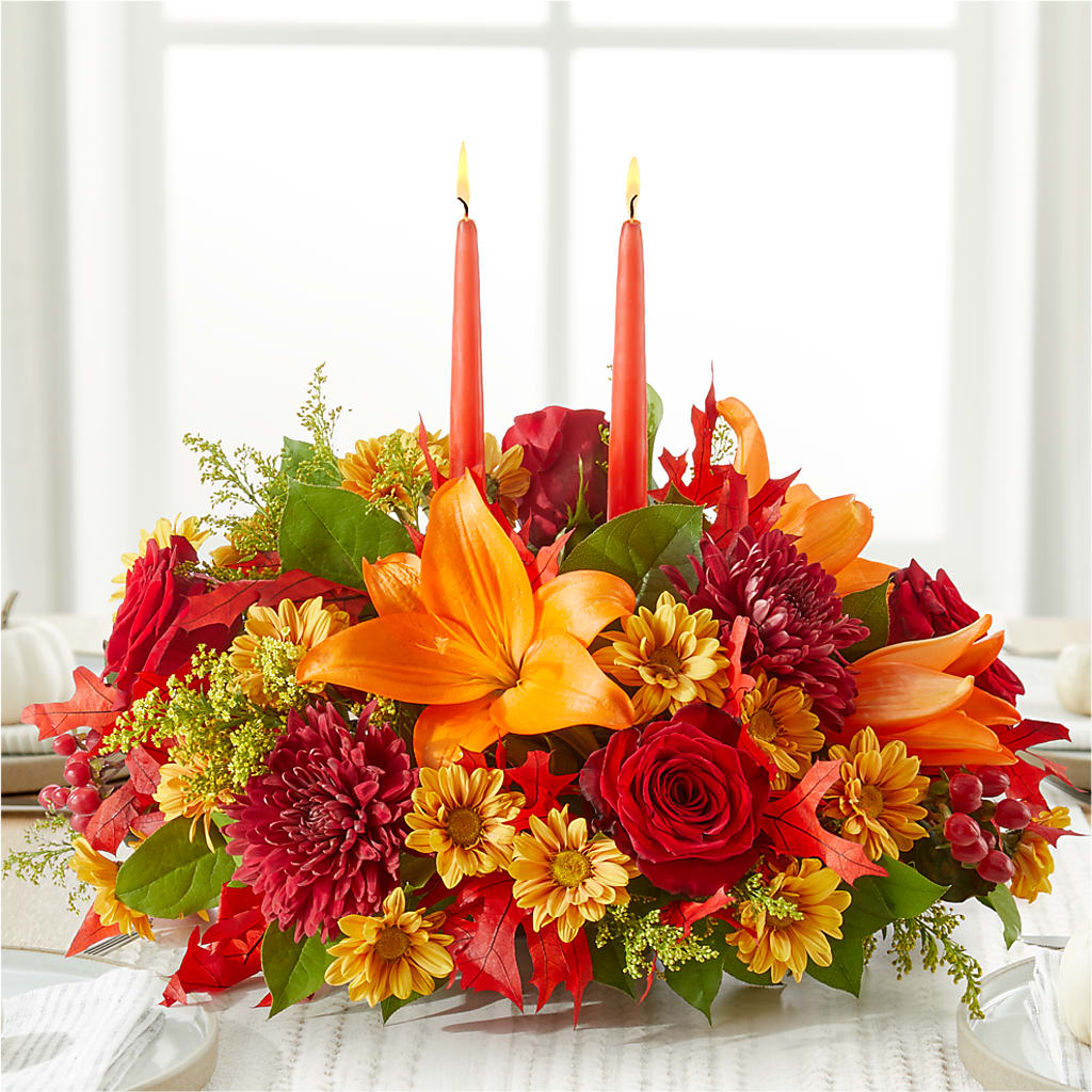 Autumn's Embrace Centerpiece –  Safeway, Pleasanton CA