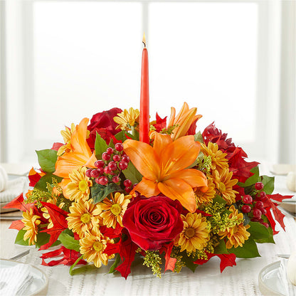 Autumn's Embrace Centerpiece –  Safeway, Pleasanton CA