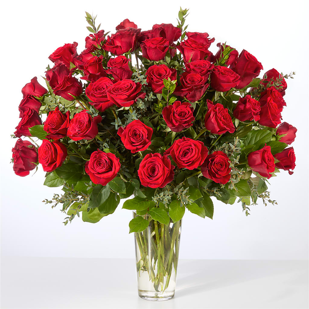 Forever Yours Fifty Stem Red Rose Bouquet –  Safeway, Pleasanton CA